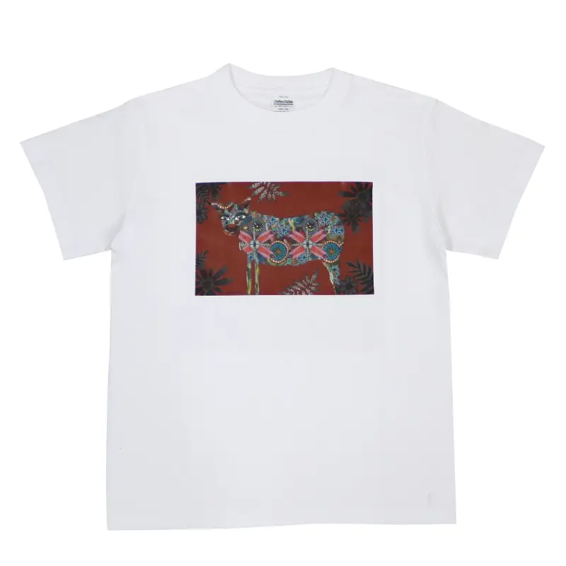 Tシャツ赤い水牛